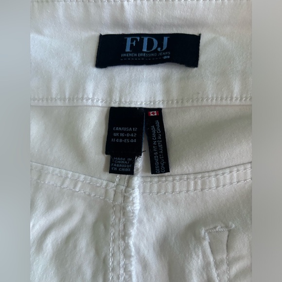 French Dressing white stretch pull on jeans size 12 - Picture 4 of 4